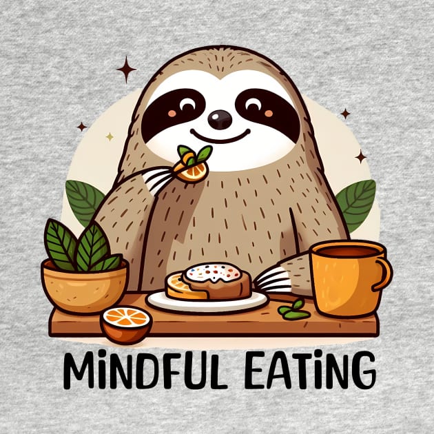 Mindful Eating with Sloth by Ingridpd